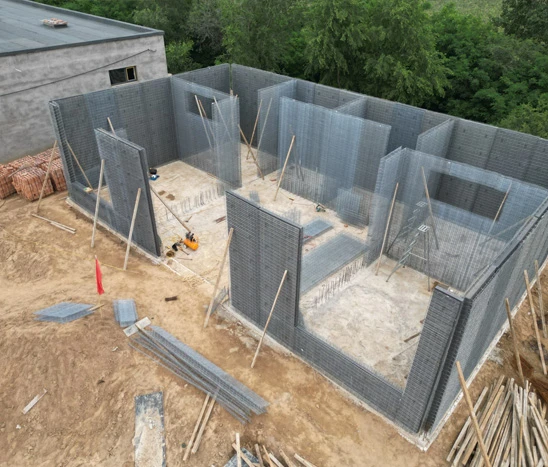 叠合钢网新农房